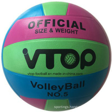 18 Panels Rubber Volleyball with High Quality